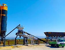 Fabo FABO CENTRALE A BETON COMPACT DE 120 M3/H NOUVEAU PROJET TYPE A BANDE