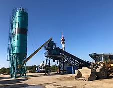 Constmach concrete plant 120 m3/h MOBILE CONCRETE PLANT WITH 2 x 500 TONNES CEMENT SILO